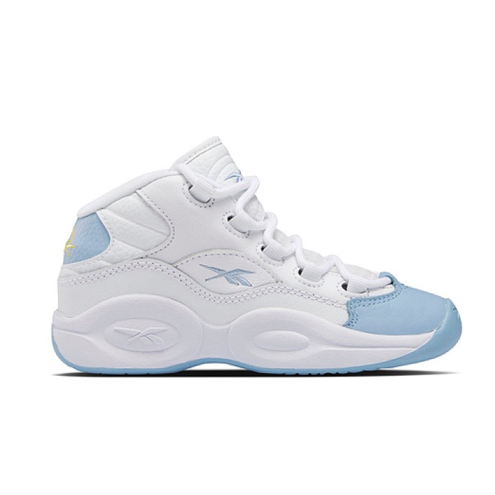 NEW Reebok Question Mid Nuggets Blue size 8.5 Womens Basketball Shoes